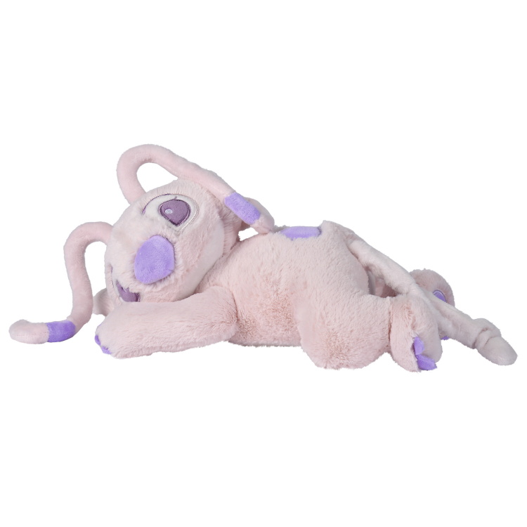 Disney Angel Stitch Peluche musicale allonge rose pastel 30 cm